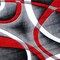 Flash Furniture Red 8' x 8' Modern Plush Abstract Area Rug KP-RG951-88-RD-GG - alternate 3